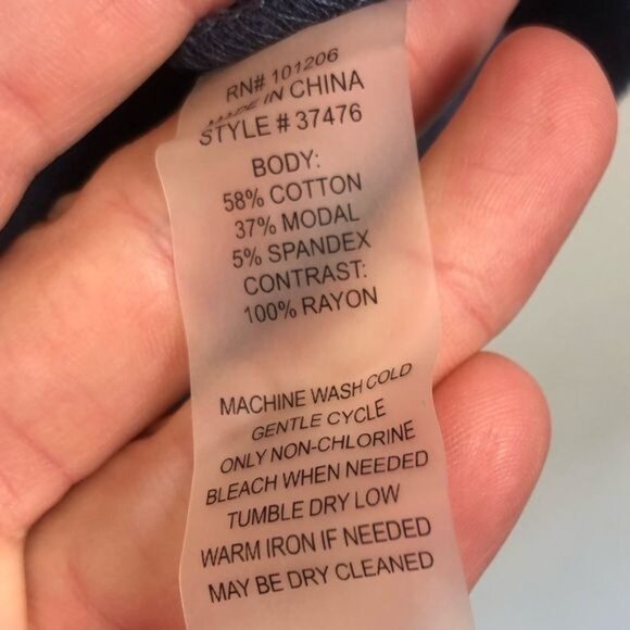 Soft Surroundings Petite Small Purple Floral Tunic 3/4 Sleeves Keyhole Back - Picture 8 of 8